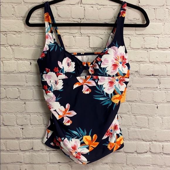 Kona Sol Other - Kona Sol Swimsuit Top Floral Medium #AA013